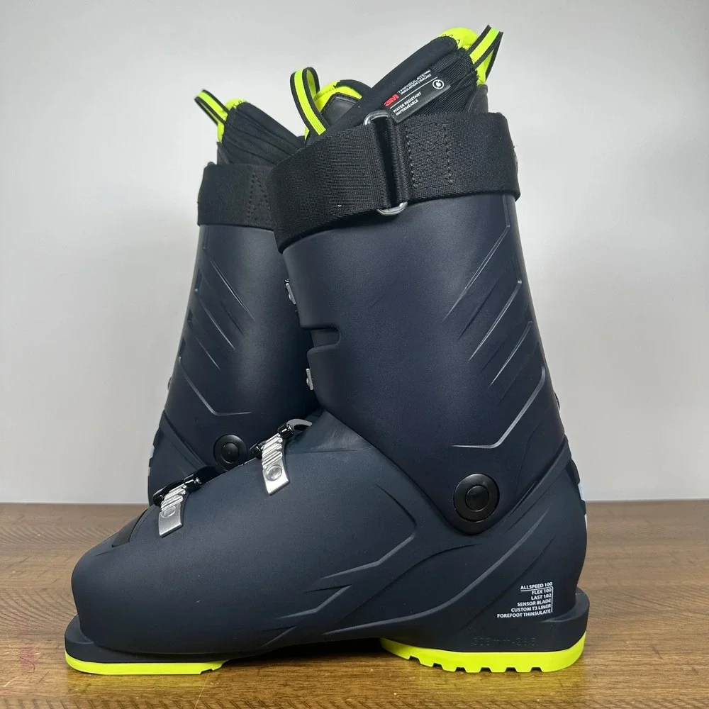 Rossignol Allspeed 100 Ski Boots Mens 26.5 Dark Blue Flex 100 Alpine RBJ2130 NEW